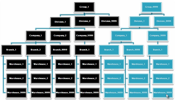Simplicity ERP Enterprise Group Structure Overview
